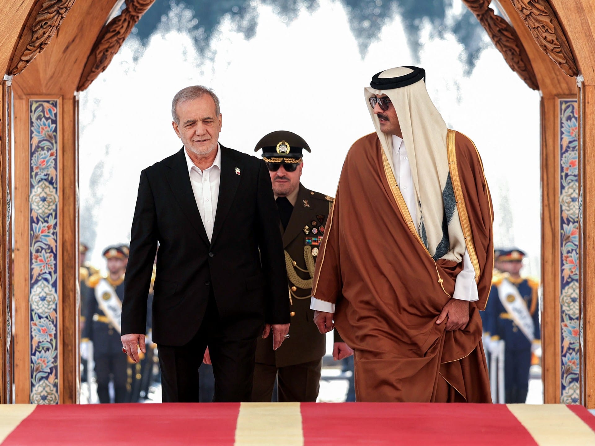 Qatar’s emir holds talks with Iran’s president | Israel-Palestine conflict News