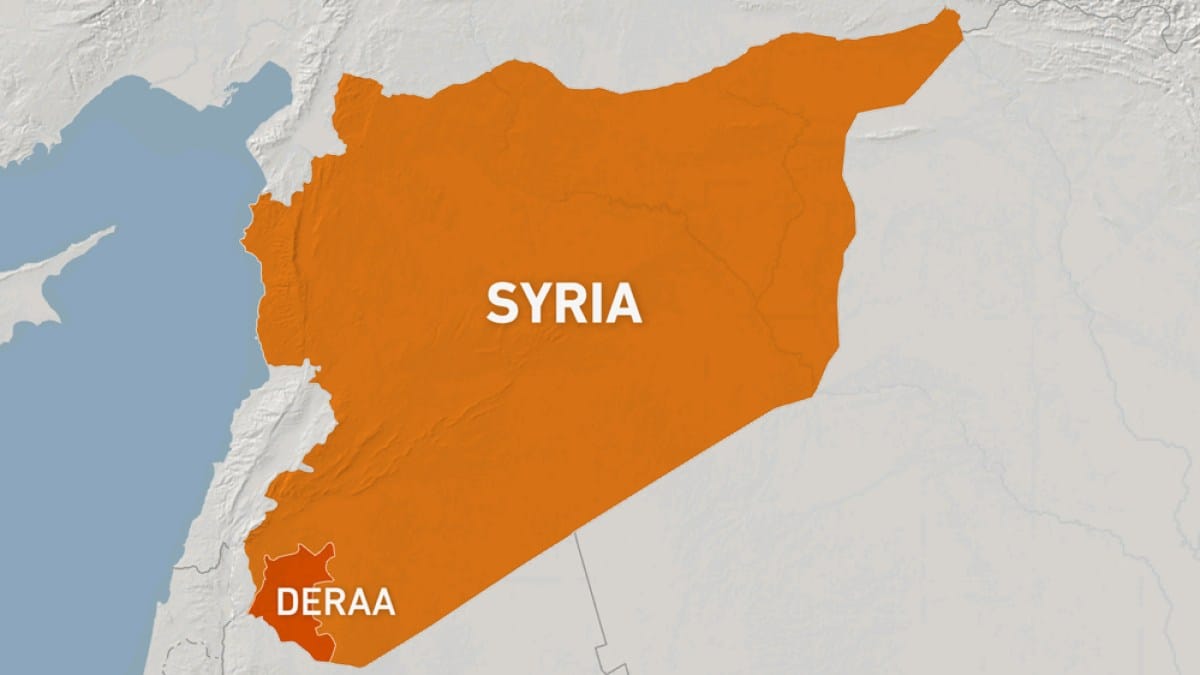 Two people killed in Israeli air strike on Deraa in southern Syria | Conflict News Two people killed in Israeli air strike on Deraa in southern Syria | Conflict News