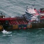 UK police arrest man over oil tanker and cargo ship collision in North Sea | Shipping News