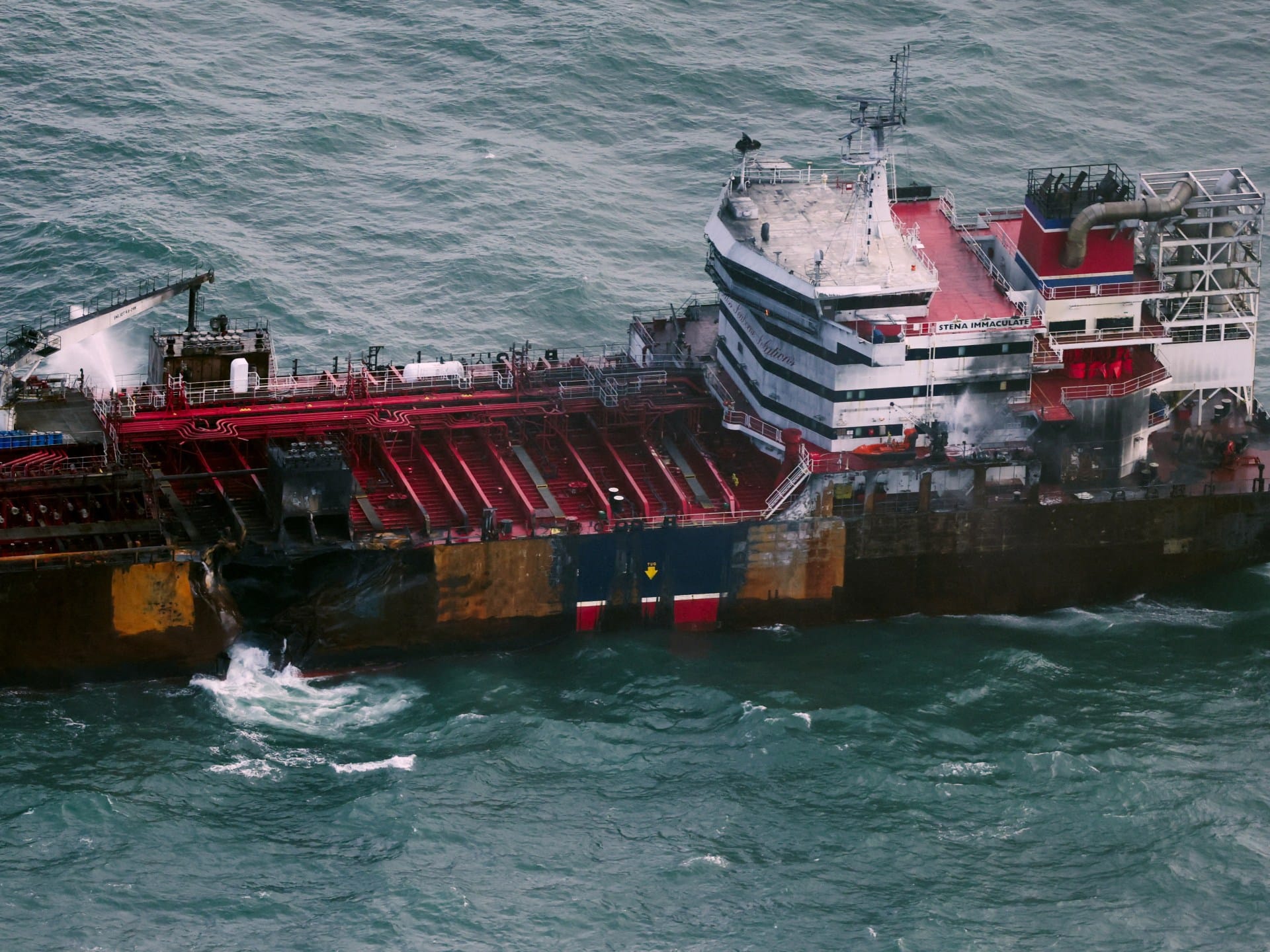UK police arrest man over oil tanker and cargo ship collision in North Sea | Shipping News