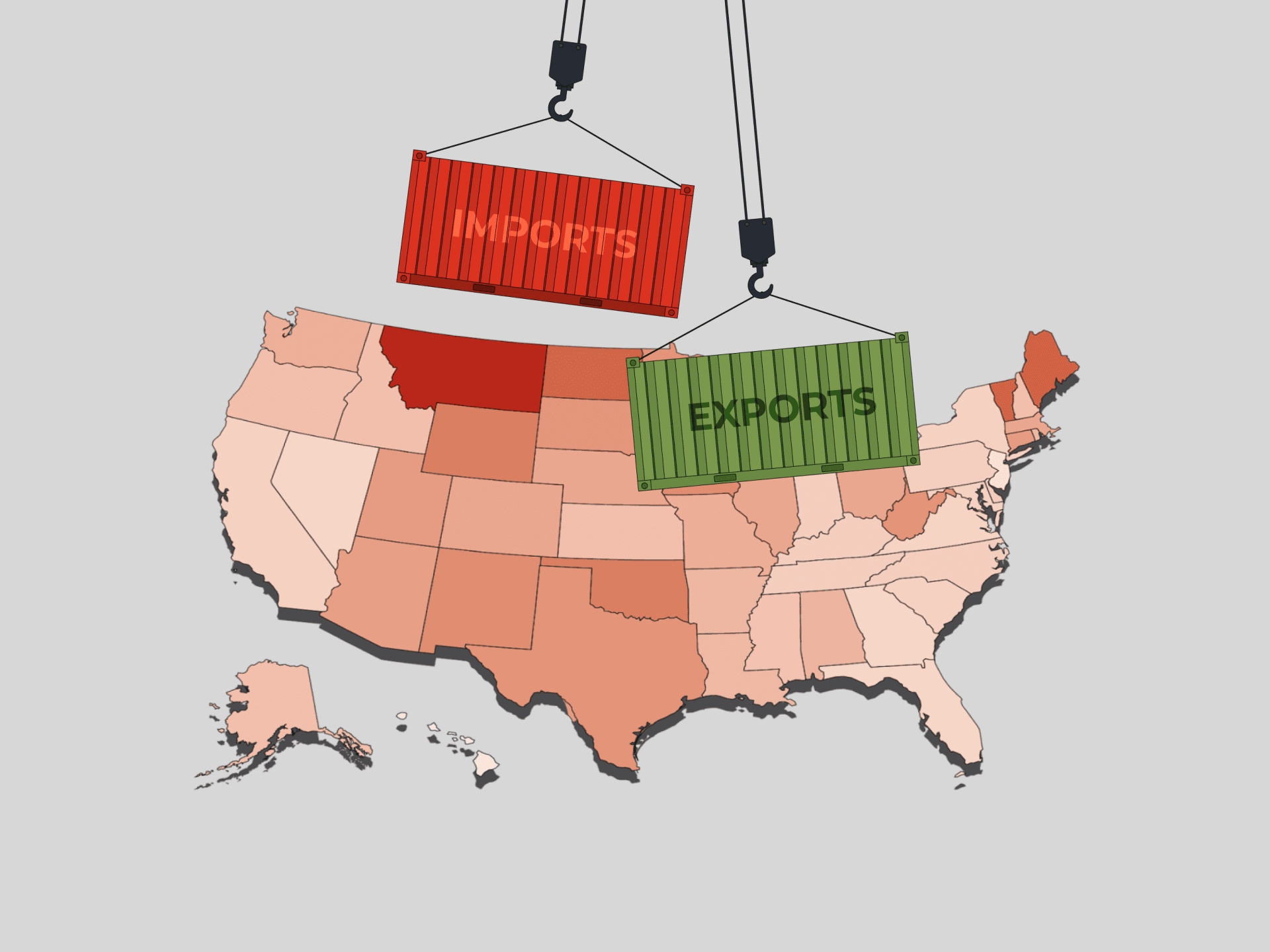 Which US states could be hit hardest by Trump’s Canada and Mexico tariffs? | Business and Economy News