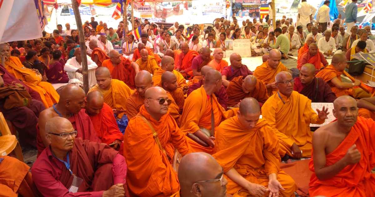 Buddhism’s holiest site erupts in protests over Hindu ‘control’ of shrine | Politics