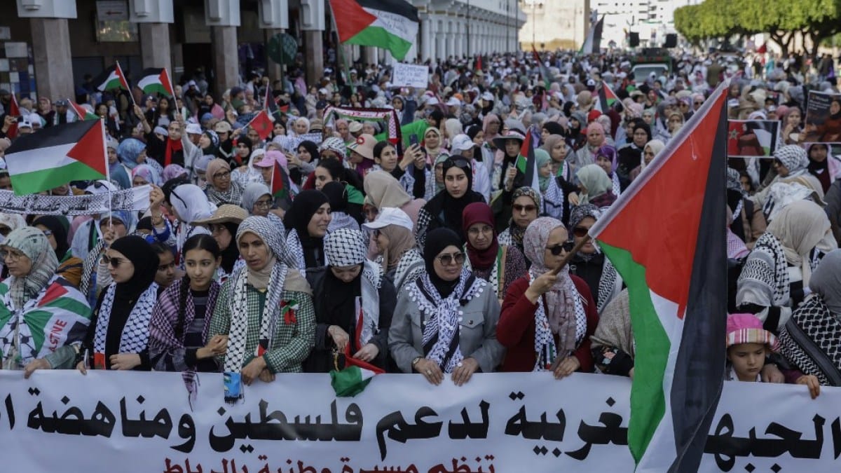 Mass protests in Morocco against Israel’s war in Gaza and US support | Donald Trump News Mass protests in Morocco against Israel’s war in Gaza and US support | Donald Trump News
