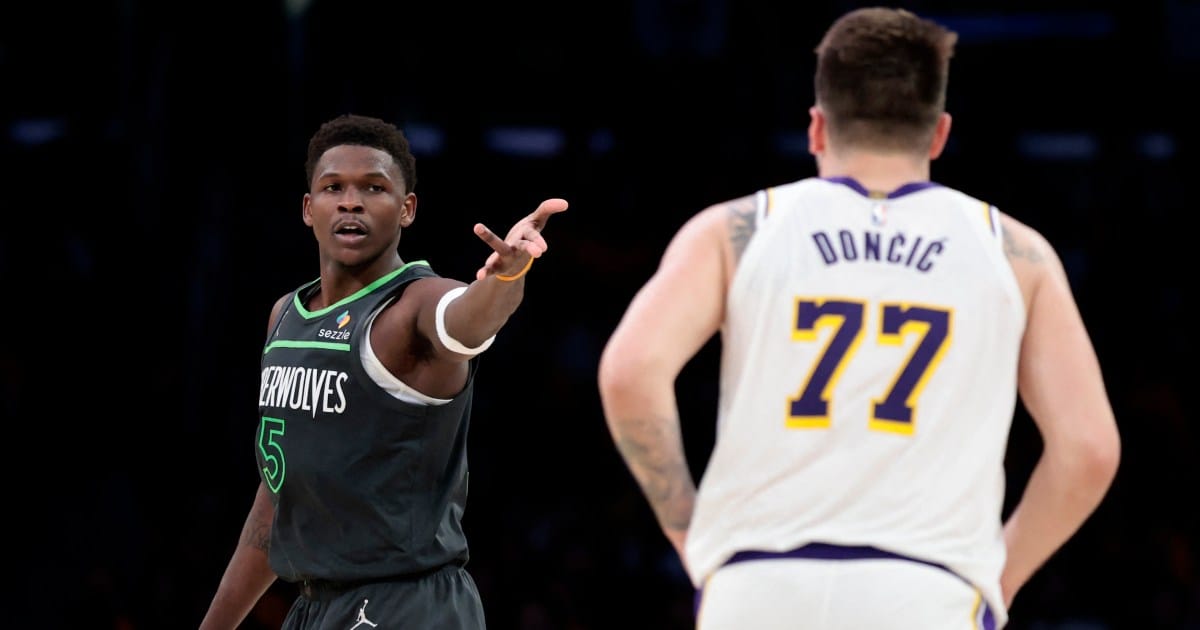 Doncic, Lakers lose to Timberwolves in Game 1 of playoffs | Basketball News Doncic, Lakers lose to Timberwolves in Game 1 of playoffs | Basketball News