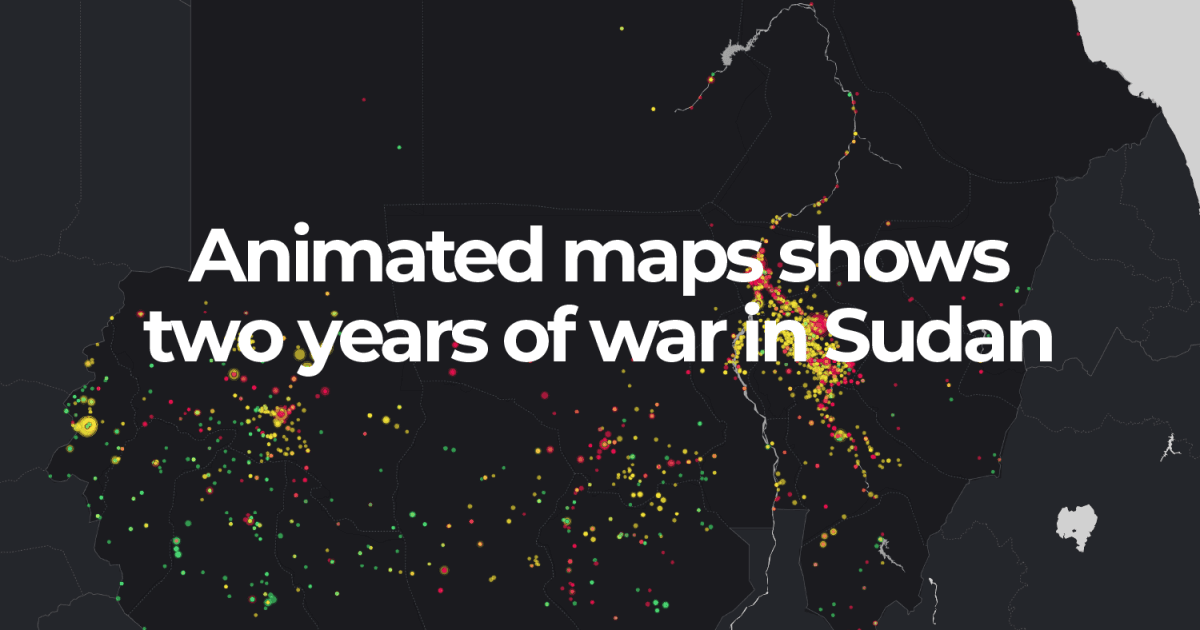 Animated maps show two years of war in Sudan | Sudan war News